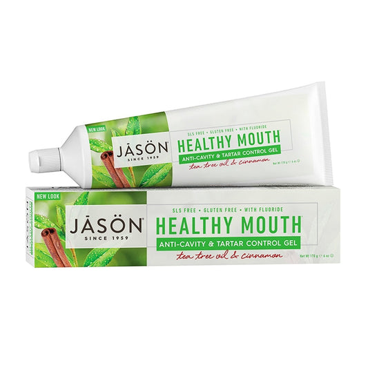Jason Healthy Mouth Anti-Cavity & Tartar Control Gel 170g Toothpaste Holland&Barrett   