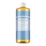 Dr Bronner's Baby Unscented Pure-Castile Liquid Soap 946ml Natural Soaps Holland&Barrett   