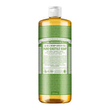 Dr Bronner's Green Tea Pure-Castile Liquid Soap 946ml Natural Soaps Holland&Barrett   