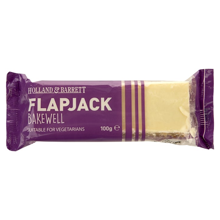 Holland & Barrett Bakewell Flapjack 100g Flapjacks Holland&Barrett   