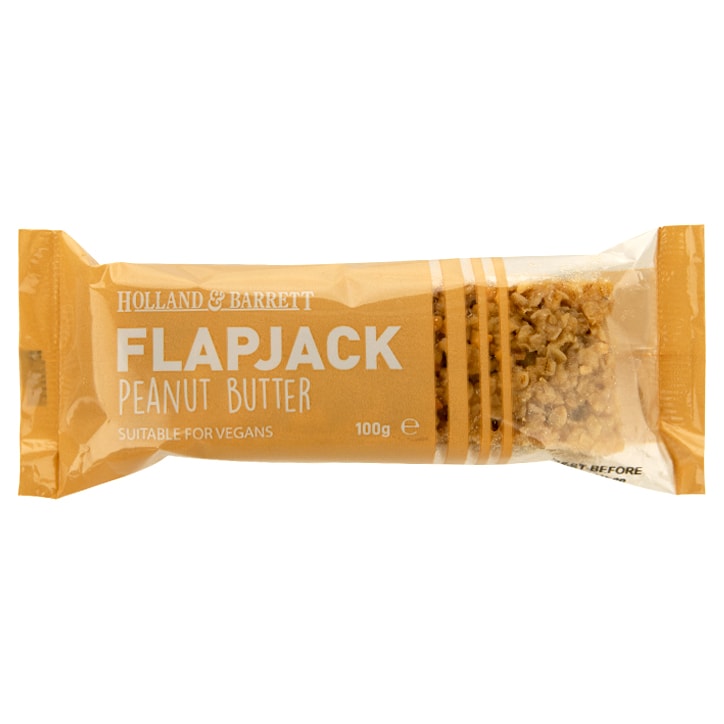 Holland & Barrett Flapjack Peanut Butter (100gr) Flapjacks Holland&Barrett   