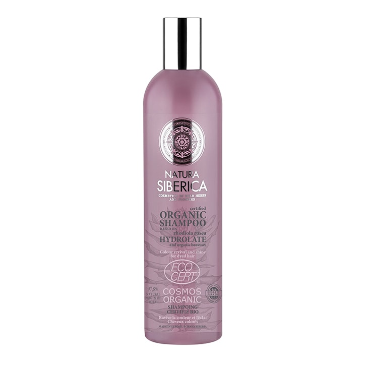 Natura Siberica Shampoo - Colour Revival and Shine for dyed hair 400ml Natural Hair Care Holland&Barrett   