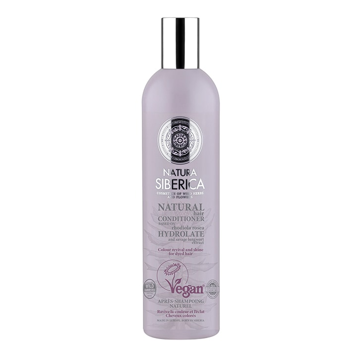 Natura Siberica Hair Conditioner - Colour Revival and Shine for dyed hair Natural Hair Care Holland&Barrett   