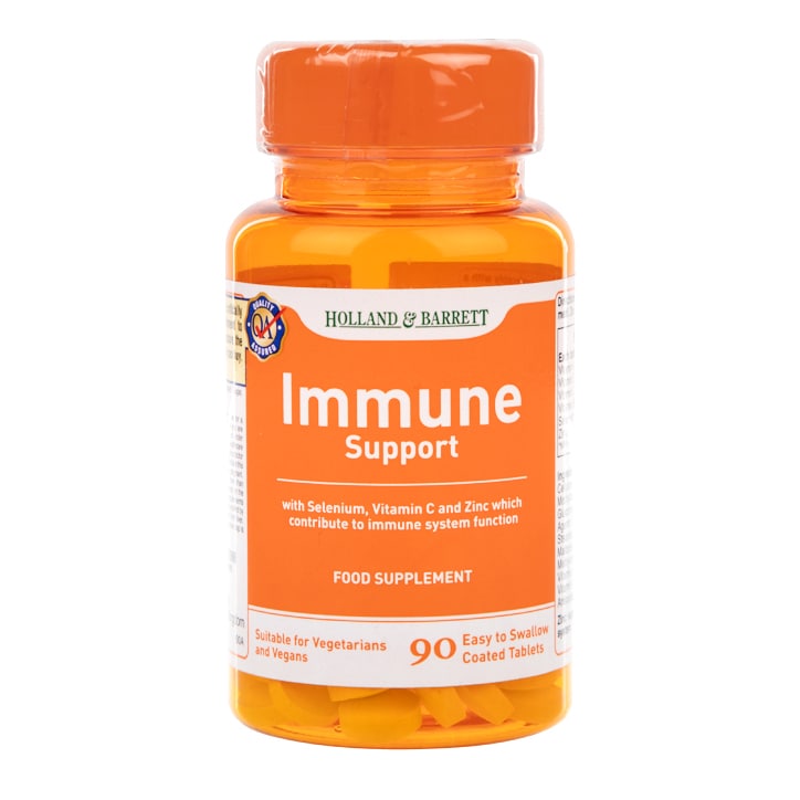 Holland & Barrett Immune Support 90 Tablets Immune Support Supplements Holland&Barrett   