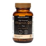 Holland & Barrett Vitamin D3 75ug plus 100ug K2 60 Tablets Vitamin D Holland&Barrett   