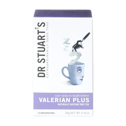 Dr Stuarts Valerian Plus 15 Tea Bags Herbal Tea Holland&Barrett   