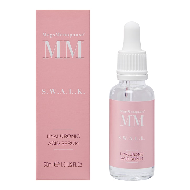 Meg's Menopause S.W.A.L.K. Hyaluronic Acid Serum 30ml Face Oil & Serum Holland&Barrett   