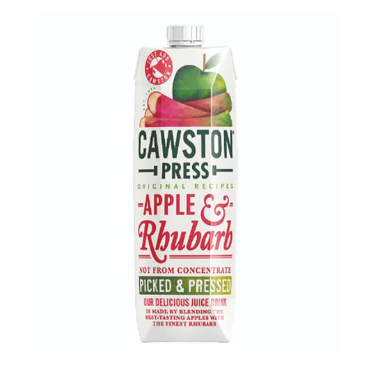 Cawston Apple & Ginger Juice - Pressed 1Ltr Juice Drinks Holland&Barrett Apple & Rhubarb  