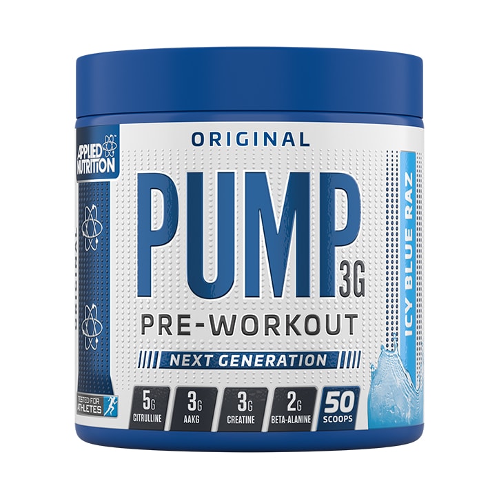 Applied Nutrition Pump Pre Work Out Icy Blue Raz 375g