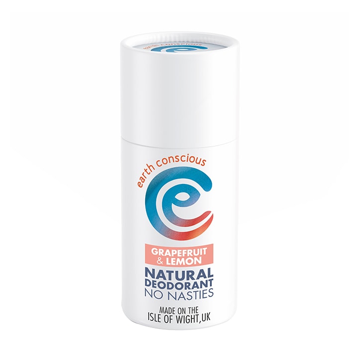 Earth Conscious Natural Deodorant Stick - Grapefruit & Lemon 60g Natural Deodorant & Antiperspirant Holland&Barrett Grapefruit & Lemon  