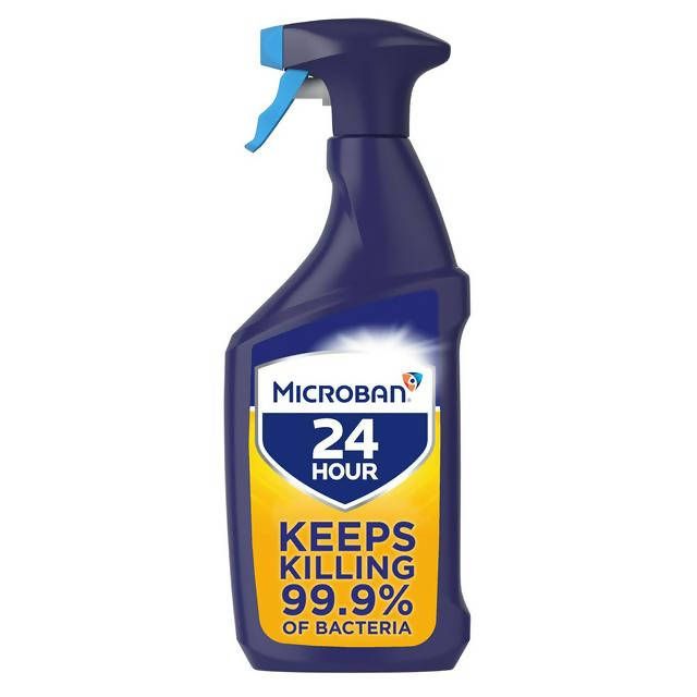 Microban Antibacterial Bathroom Cleaner Spray Citrus 750ml