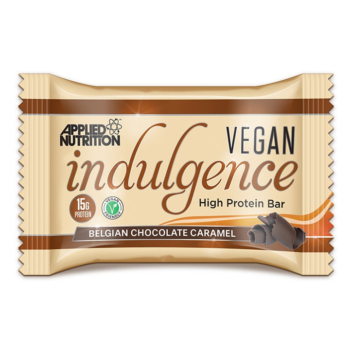 Applied Nutrition Vegan Indulgence Belgian Chocolate Caramel Bar 50g GOODS Holland&Barrett   