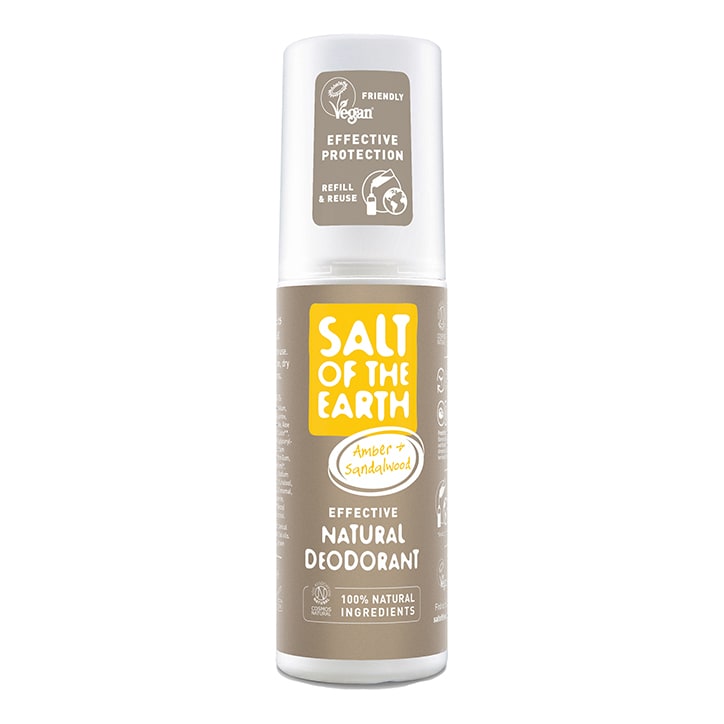 Salt of the Earth - Amber & Sandalwood Deodorant Spray 100ml GOODS Holland&Barrett   