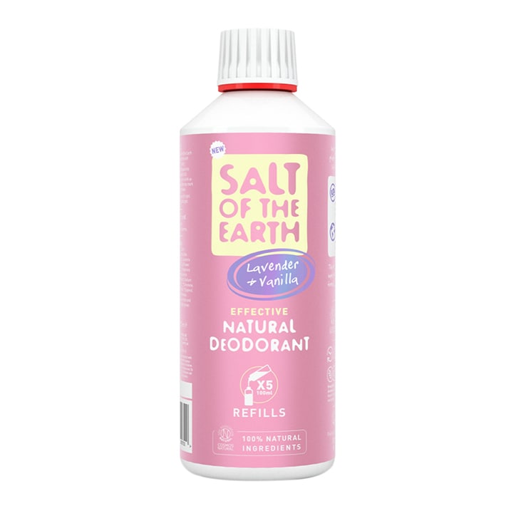 Salt of the Earth - Lavender & Vanilla Spray Refill 500ml GOODS Holland&Barrett   