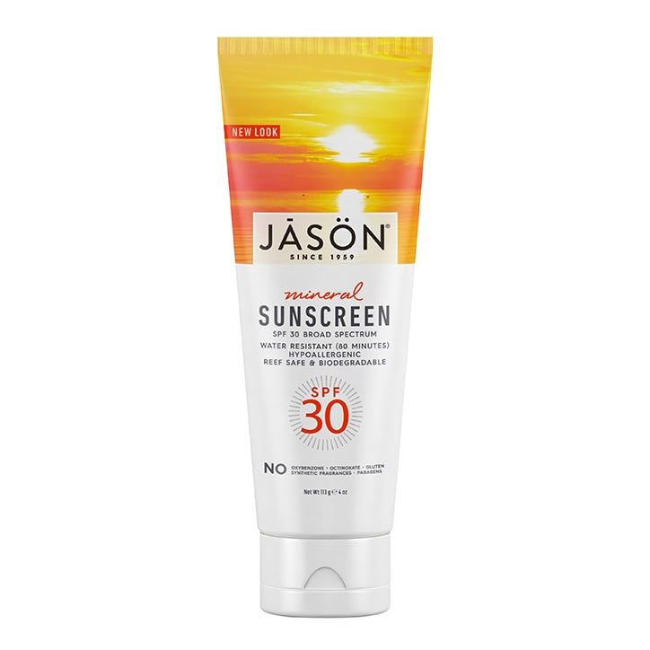 Jason Mineral Sunscreen SPF30 113g Sun Lotion SPF Holland&Barrett   