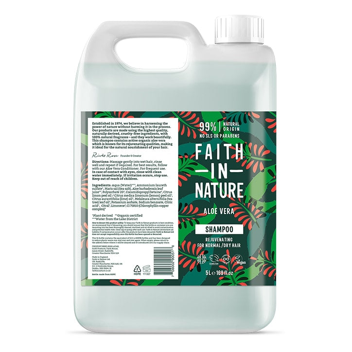 Faith in Nature Aloe Vera Shampoo 5L