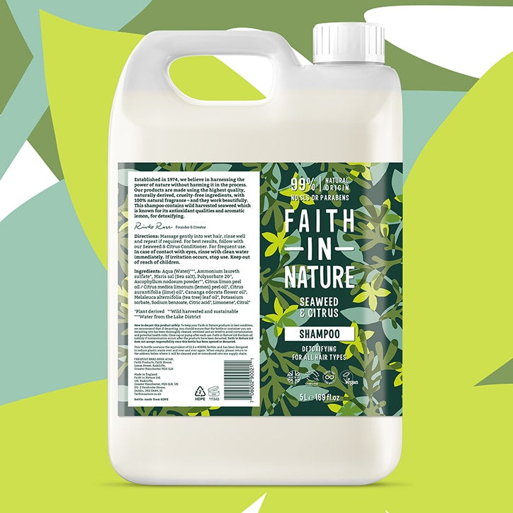 Faith in Nature Seaweed & Citrus Shampoo 5L GOODS Holland&Barrett   