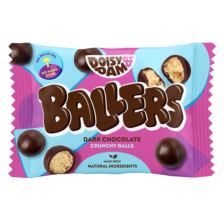 Doisy & Dam Ballers Vegan Dark Chocolate Balls 25g GOODS Holland&Barrett   