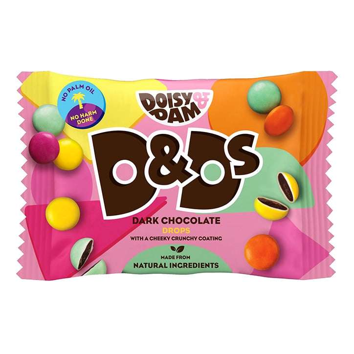 Doisy & Dam D&Ds Vegan Dark Chocolate Drops 30g