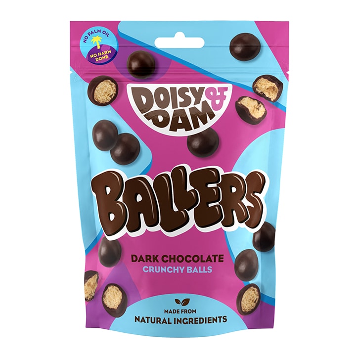 Doisy & Dam Ballers Vegan Dark Chocolate Balls 75g