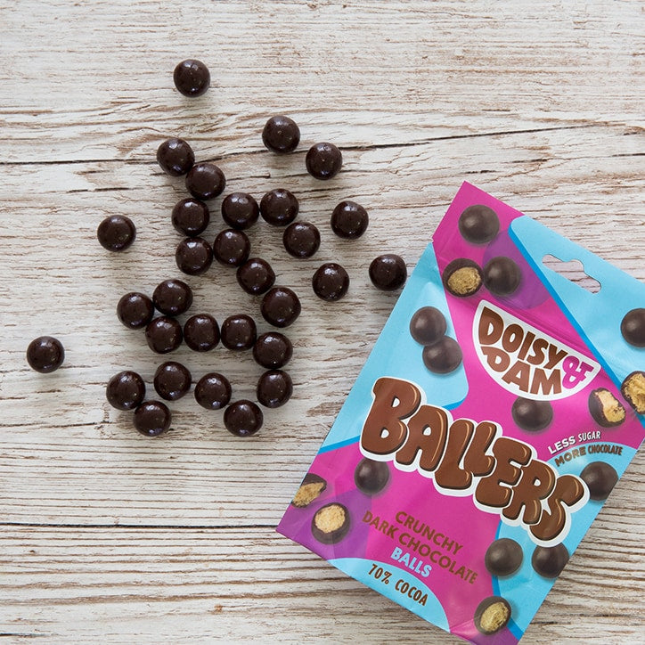 Doisy & Dam Ballers Vegan Dark Chocolate Balls 75g