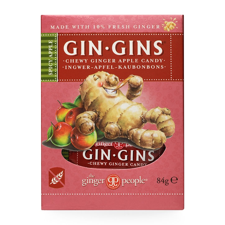 The Ginger People Gin Gins Spicy Apple Ginger Chews 84g GOODS Holland&Barrett   