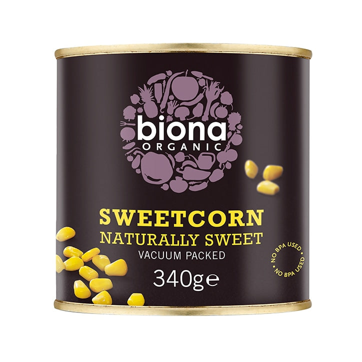 Biona Sweetcorn - Can 340g GOODS Holland&Barrett   