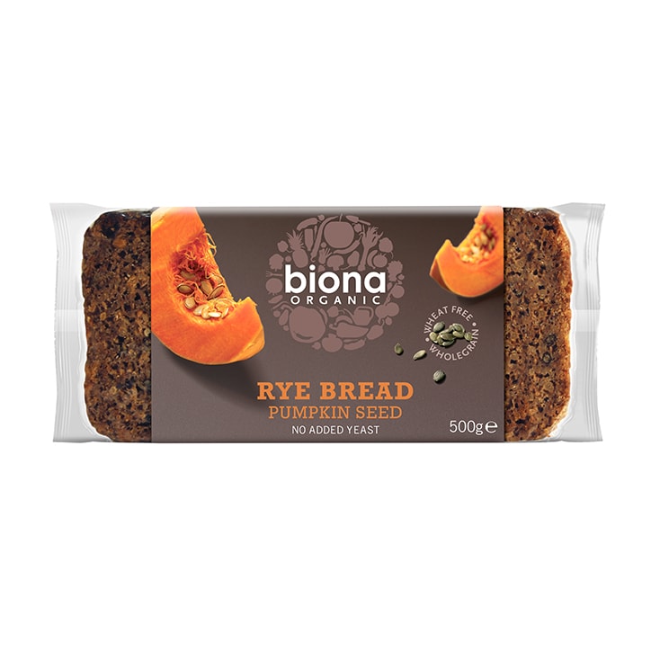 Biona Rye Pumpkinseed Bread 500g GOODS Holland&Barrett   