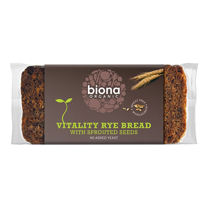 Biona Vitality Rye Bread With Sprouted Seeds 500g GOODS Holland&Barrett   