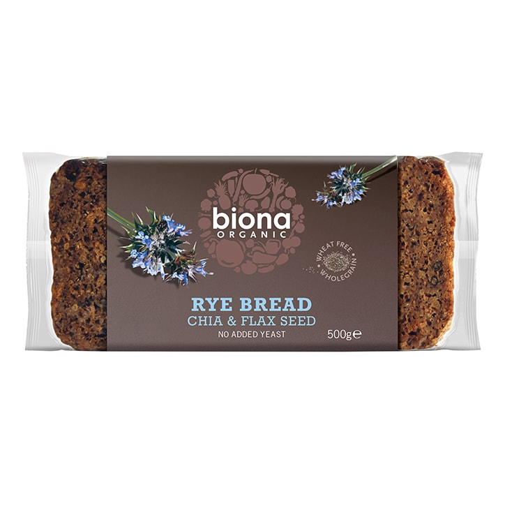 Biona Rye Chia & Flaxseed Bread 500g GOODS Holland&Barrett   