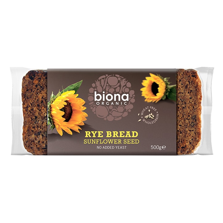 Biona Rye & Sunflower Seed Bread 500g GOODS Holland&Barrett   