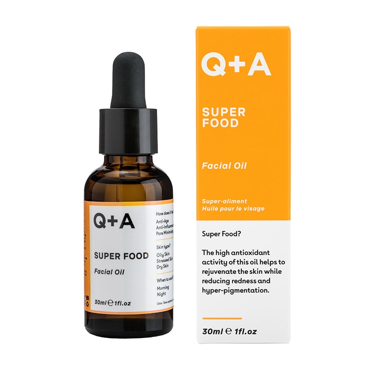 Q+A Superfood Facial Oil 30ml GOODS Holland&Barrett   