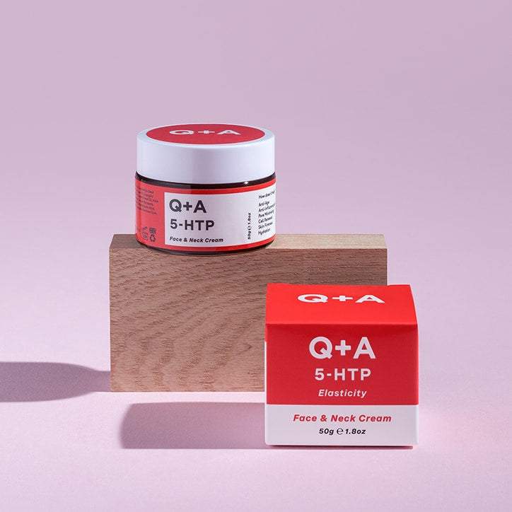 Q+A 5-HTP Face & Neck Cream 50g