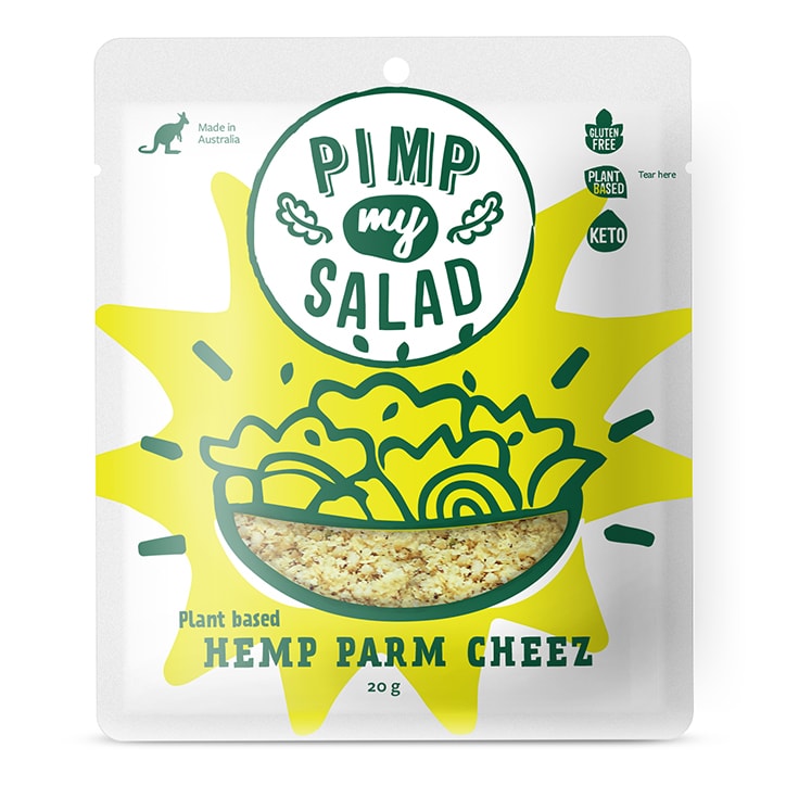 Pimpmysalad Hemp Parmesan Sachet 20g GOODS Holland&Barrett   