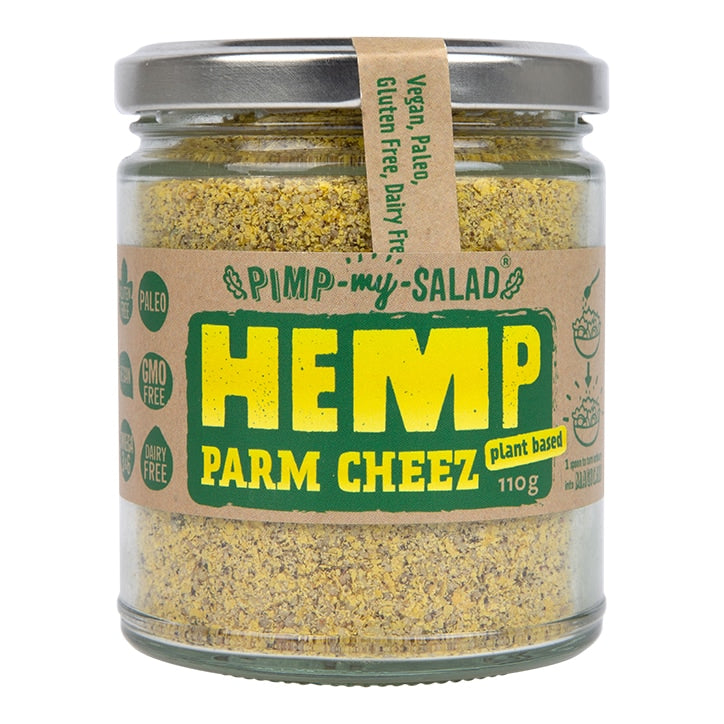 Pimpmysalad Hemp Parm Cheez Jar 120g GOODS Holland&Barrett   