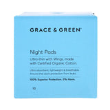 Grace & Green Night Pads 10 pack GOODS Holland&Barrett   