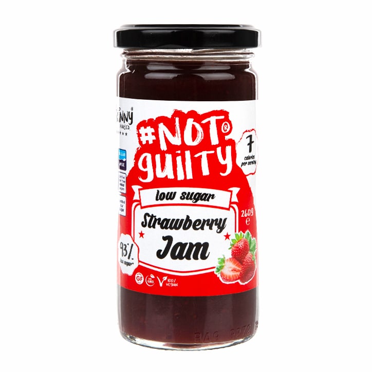 The Skinny Food Co Not Guilty Low Sugar Strawberry Jam 260g Jams & Chutneys Holland&Barrett   