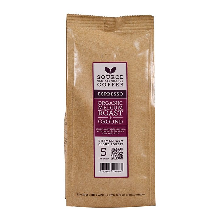 Source Climate Change Coffee Kilimanjaro Roast & Ground 227g GOODS Holland&Barrett   