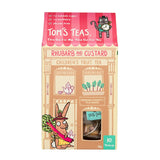 Tom's Teas Children's Tea (Hot or Cold Brew) Rhubarb & Custard 10x bags GOODS Holland&Barrett   