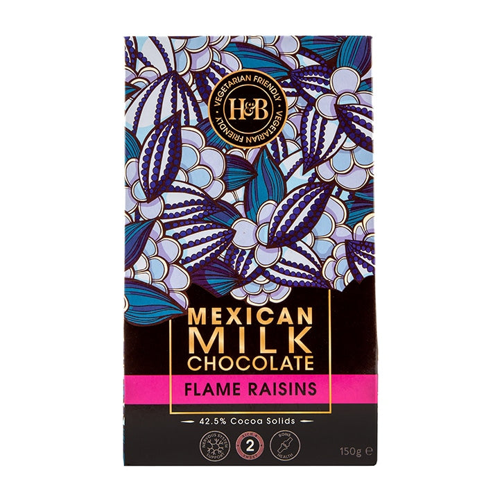 Holland & Barrett Mexican Milk Chocolate Flame Raisins 150g