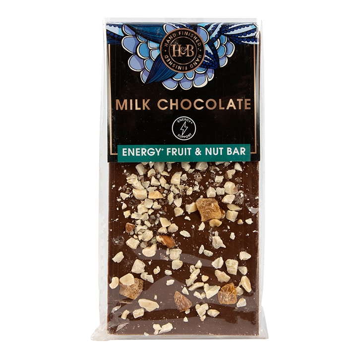 Holland & Barrett Energy Milk Chocolate Fruit & Nut Bar 111g GOODS Holland&Barrett   