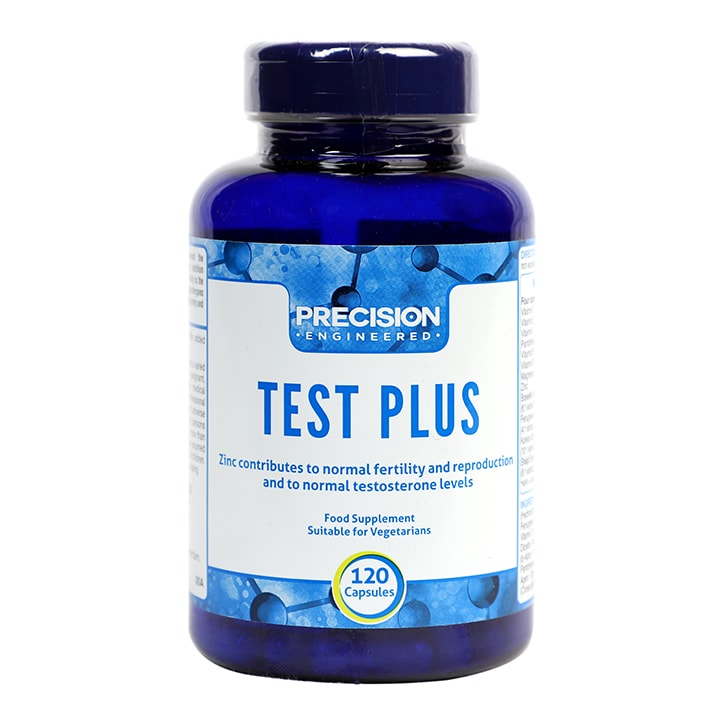 Precision Engineered Test Plus 120 Capsules GOODS Holland&Barrett   