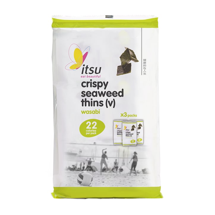 Itsu Wasabi Crispy Seaweed Thins Multipack (5gx3)