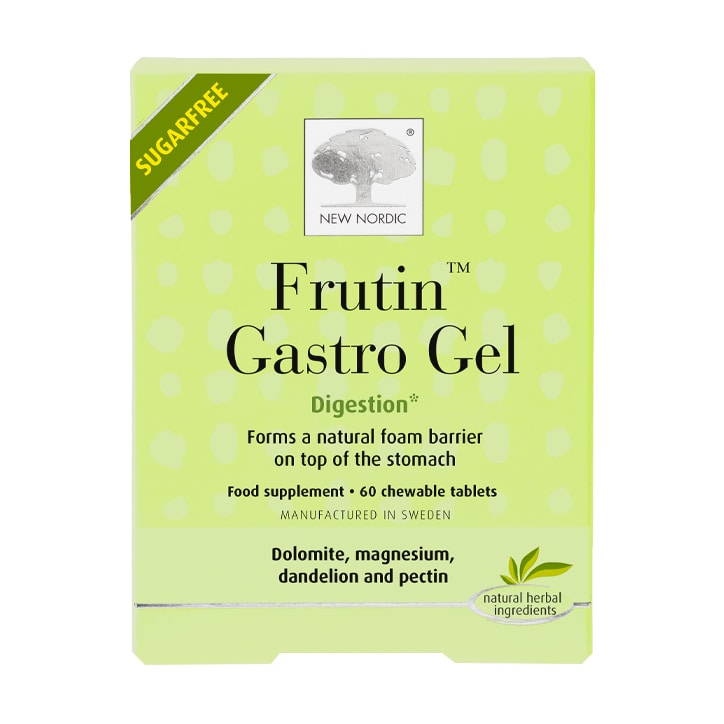 New Nordic Frutin Gastro 60 Gel Chewable Tablets GOODS Holland&Barrett   