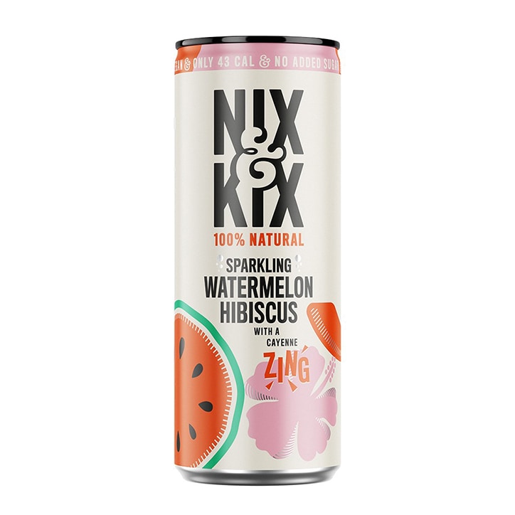 Nix & Kix Watermelon Hibiscus 250ml Soft Drinks Holland&Barrett   