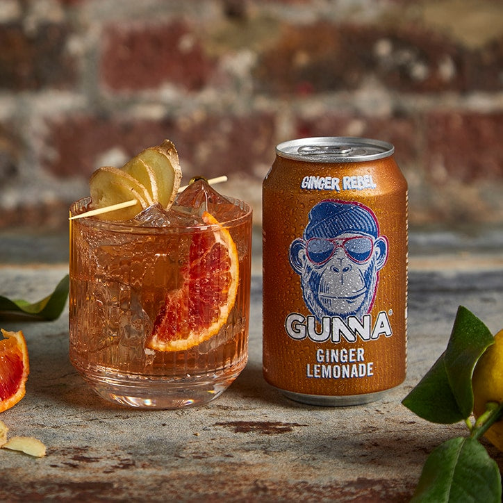 Gunna Original Rebel Ginger Lemonade 4 x 330ml Soft Drinks Holland&Barrett   