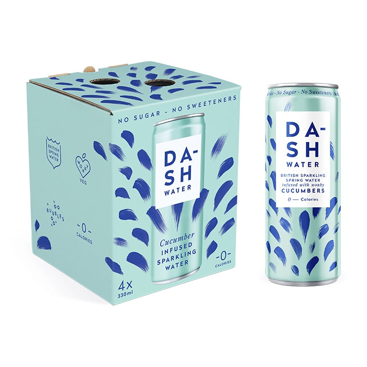 Dash Water Cucumber 4 x 330ml