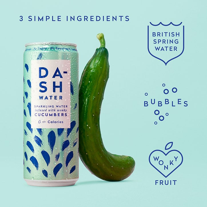 Dash Water Cucumber 4 x 330ml GOODS Holland&Barrett   