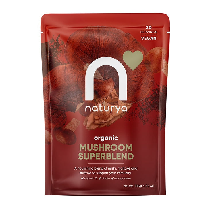 Naturya Organic Mushroom Blend 100g Superfood Powders Holland&Barrett   