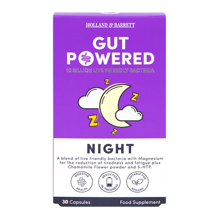 Holland & Barrett Gut Powered Night 30 Capsules GOODS Holland&Barrett   